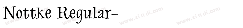 Nottke Regular字体转换
